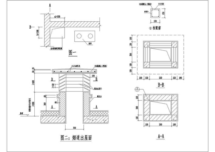 外烟道结构图(烟道结构图 高层住宅)